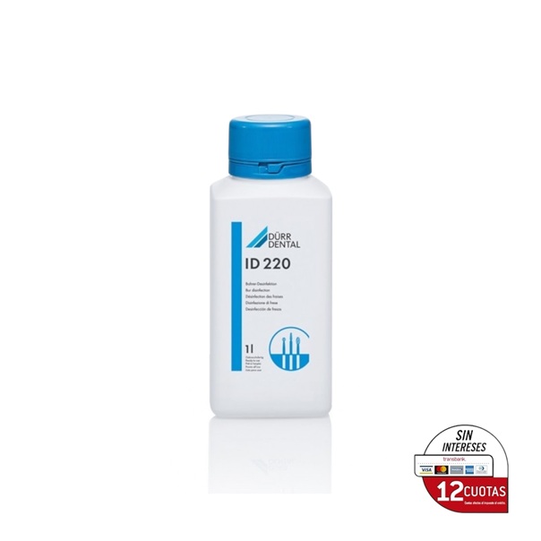 Desinfectante de Fresas Dentales 1L – ID 220 – DURR Dental