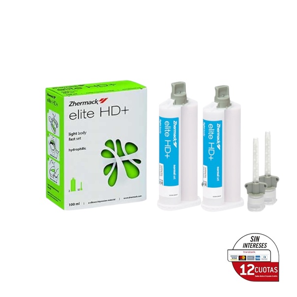 Silicona Elite HD Light Fast Set 2x50ml. Zhermack