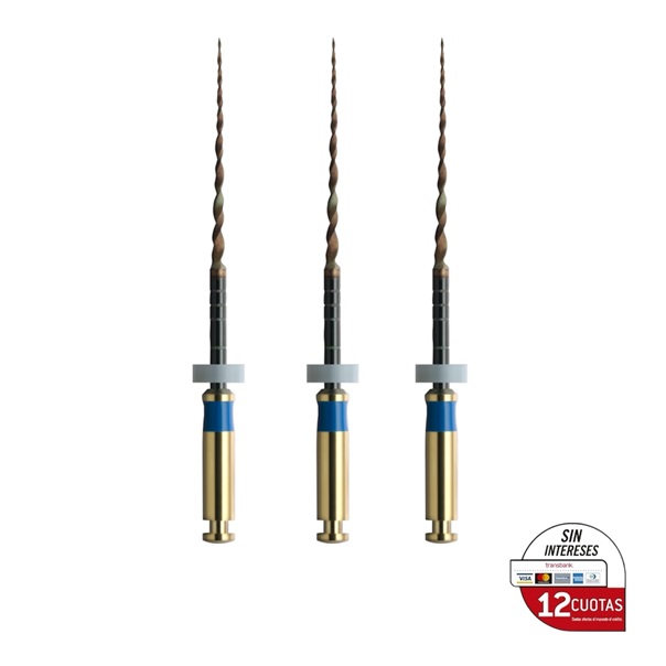 Limas Hyflex EDM OGSF Acabado 30/04 Long 25mm (3 Unidades) Coltene