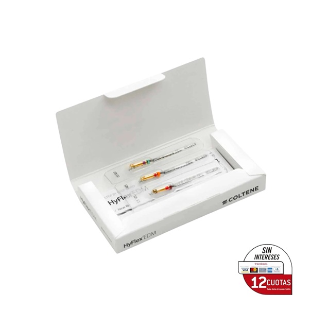 Hyflex EDM SET de Conformado 25mm  – 3 Unidades. Fecha Venc. 06-2026