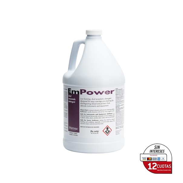 Empower 1 Galón Detergente Enzimático Metrex.