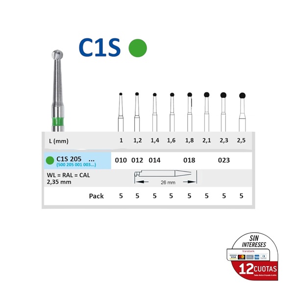 Horico Fresa Carbide RAL Redonda 26mm – Medida a Elección