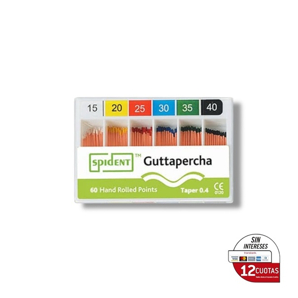 Spident – Conos de Gutta Taper 0.4 “A Elección”