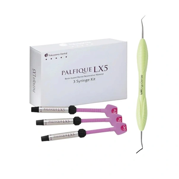 ¡Promo! Kit Resina Composite Palfique LX5 3 Jer. Fecha Venc. 04-2027 + 1 LM Carver Nystrom III