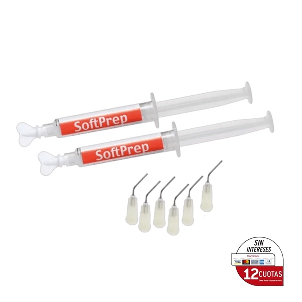 Spident – Softrep 2 jeringas de 6grs. Edta Cream