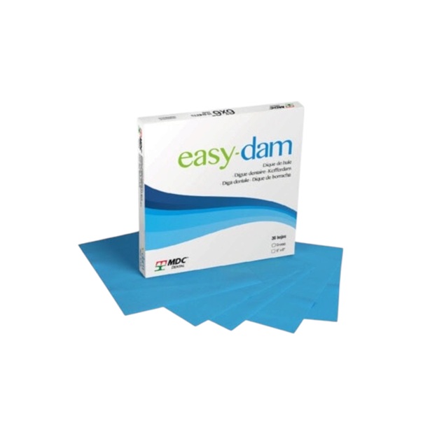 Goma Dique Easy-Dam Azul 6×6, 36 Unidades.