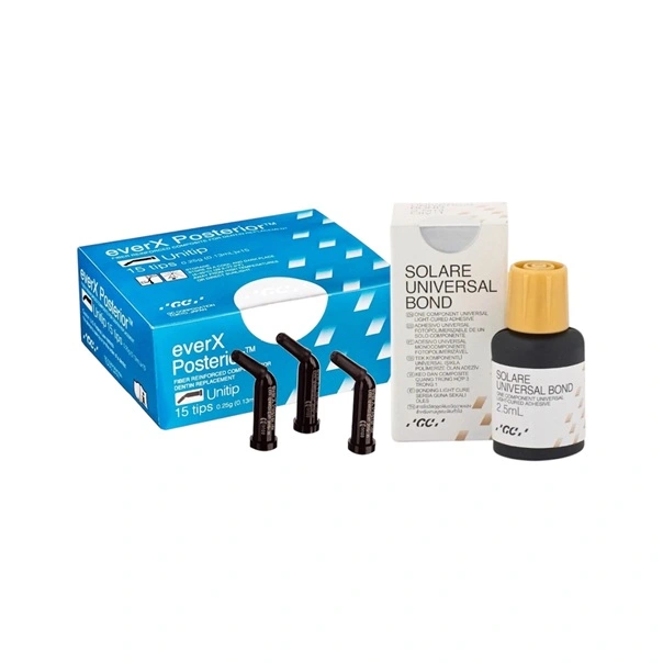 GC – EverX Posterior 15 Unitips de 0.25gr. + Solare Universal Bond.